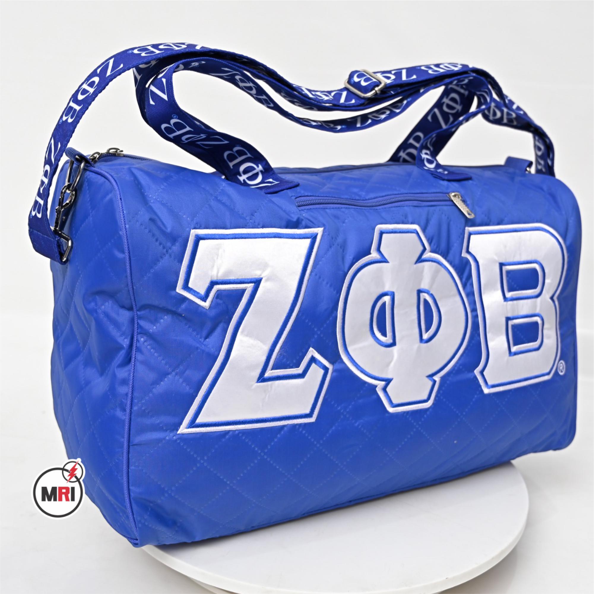 Zeta Phi Beta Quilted Duffle Bag - Image 2