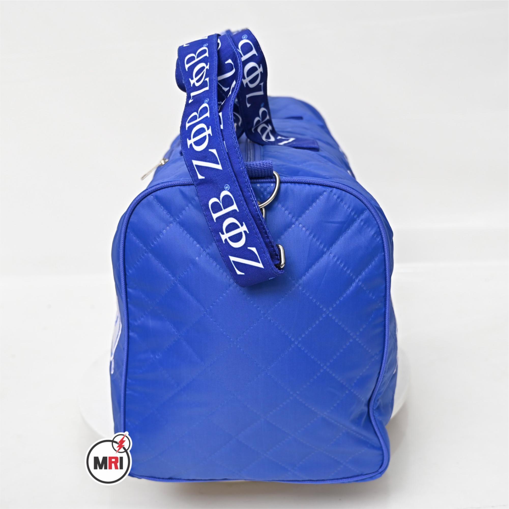 Zeta Phi Beta Quilted Duffle Bag - Image 4