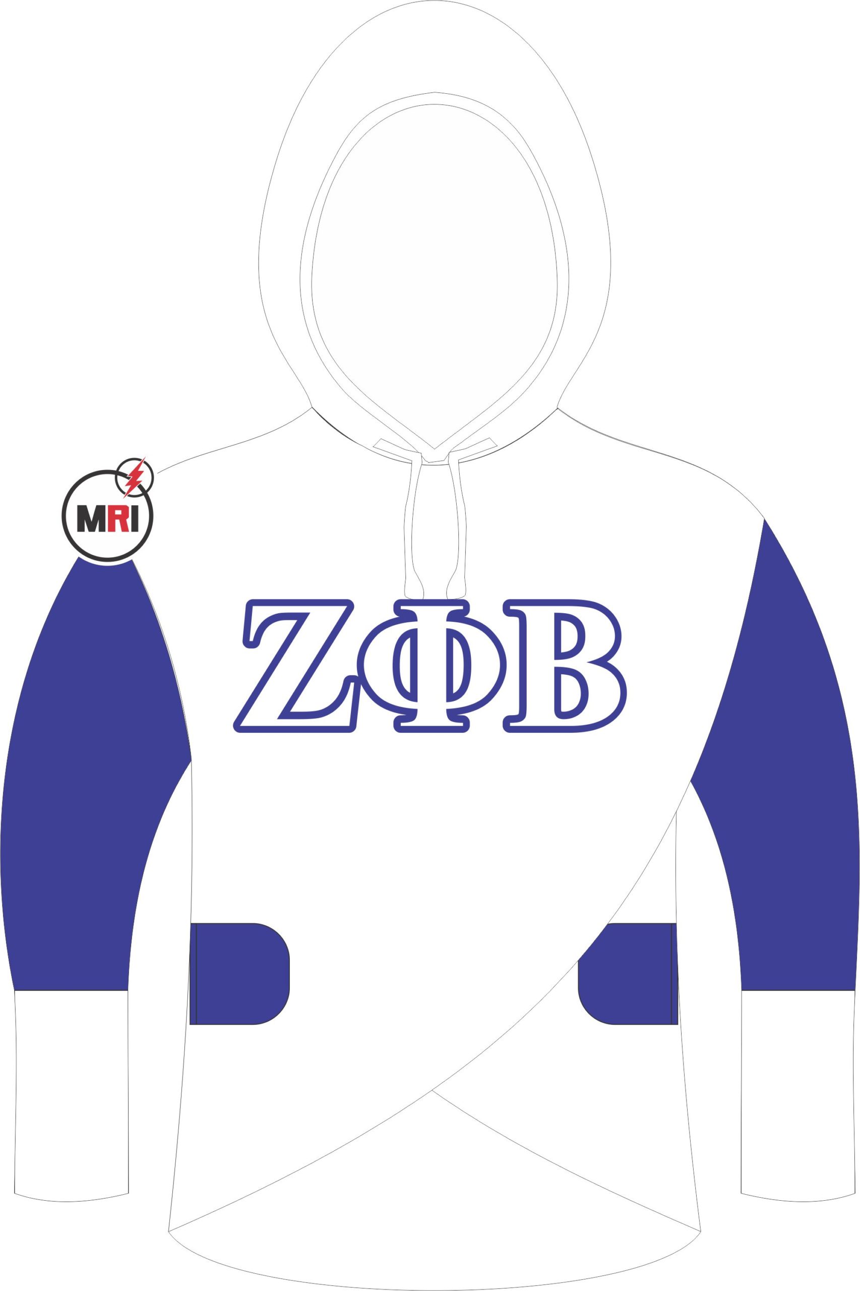 Zeta Phi Beta Cape Hoodie