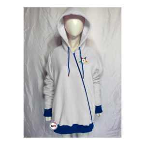 Order of the Eastern Star Cross Zipper Style Hoodie
