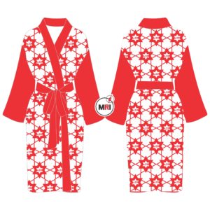 Delta Sigma Theta Satin Bath Robe