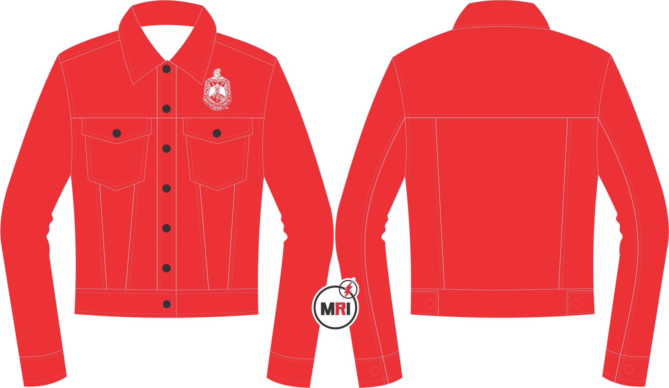 Delta Sigma Theta Denim Jacket