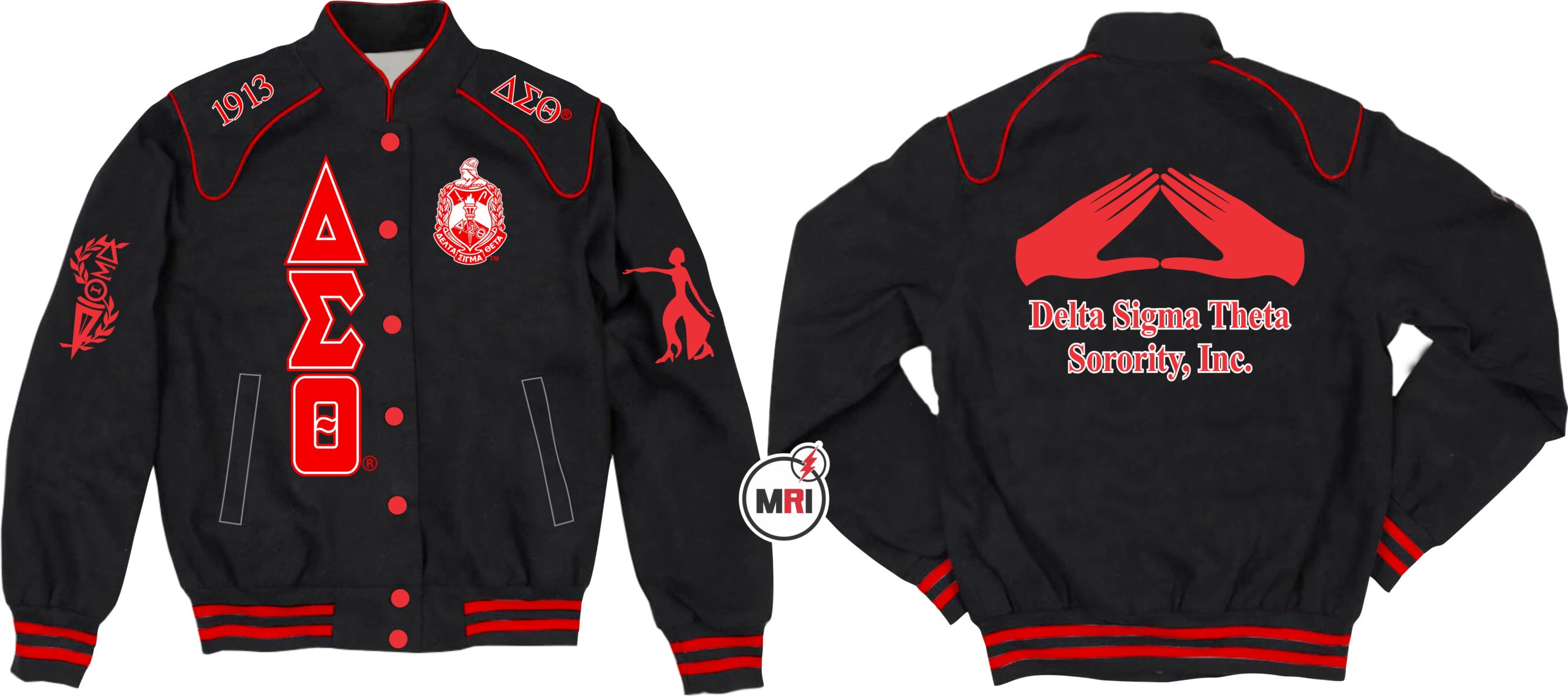Delta Sigma Theta Racecar Jacket
