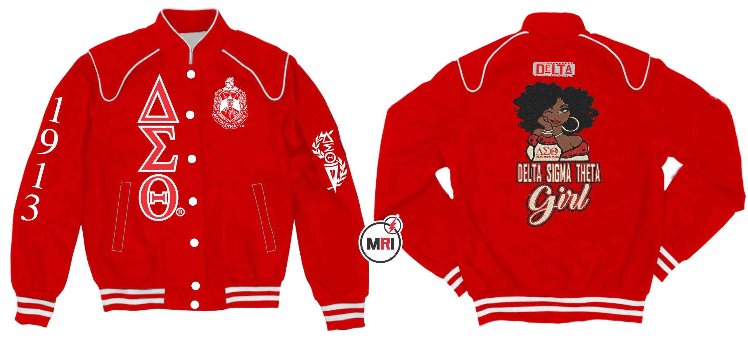 Delta Sigma Theta Racecar Jacket