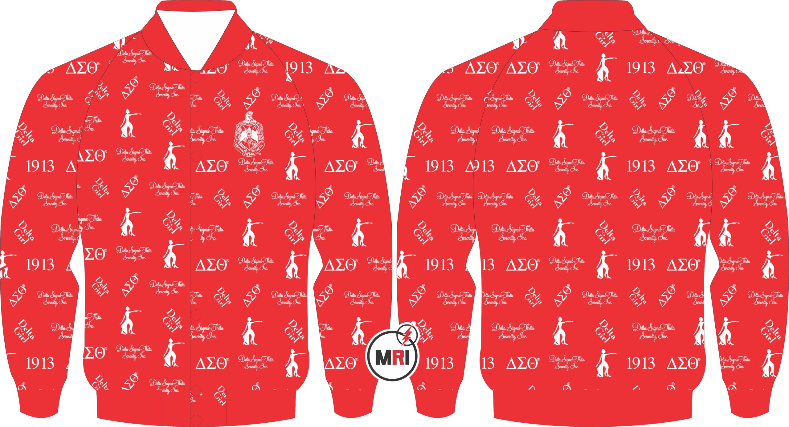 Delta Sigma Theta Sublimated Satin Jacket