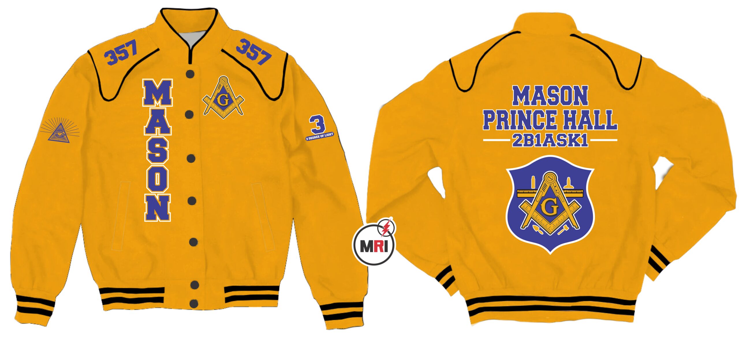 Masonic Master Mason Racecar Jacket
