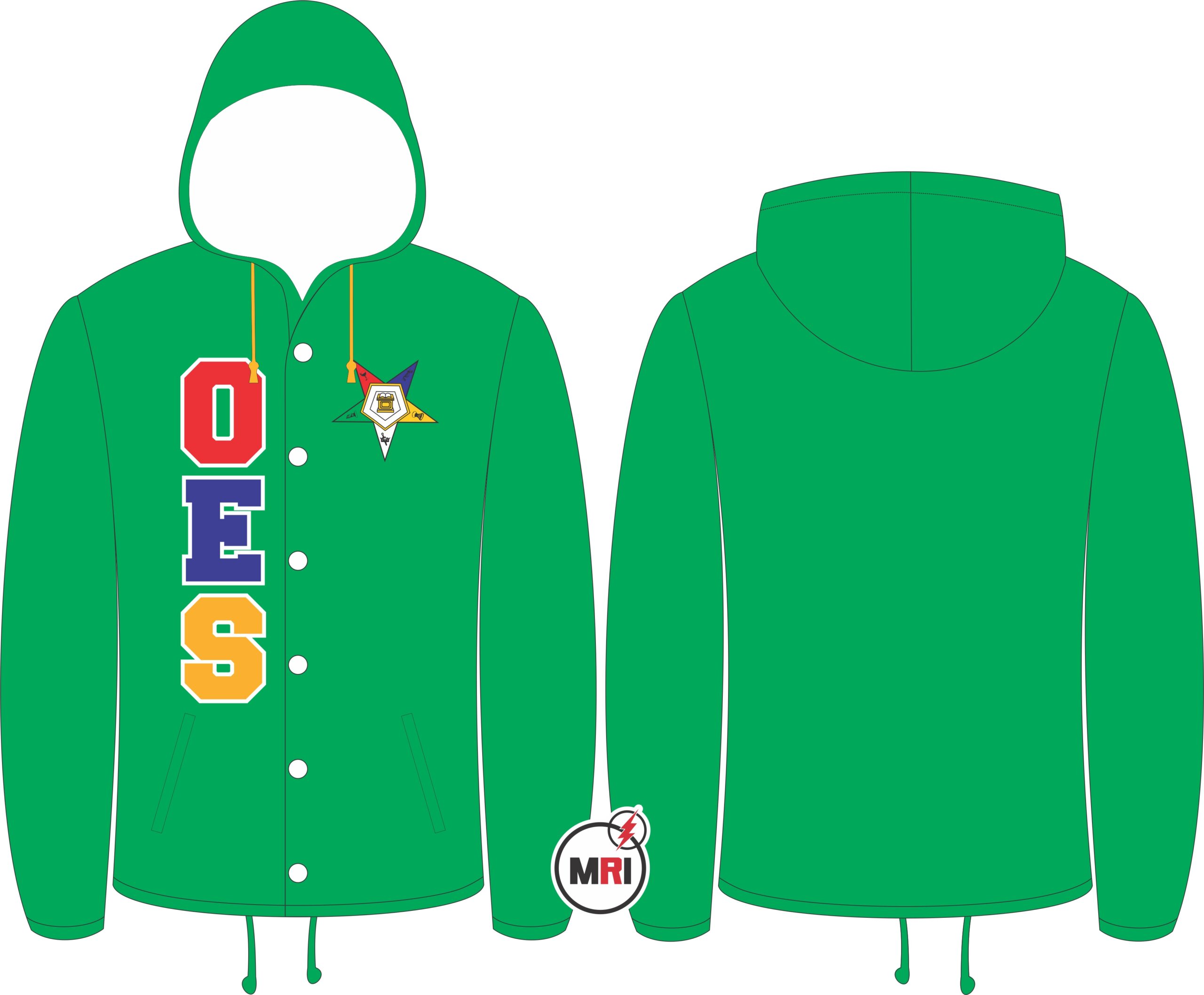 Order Of The Eastern Star Coaches Jackets With Hood