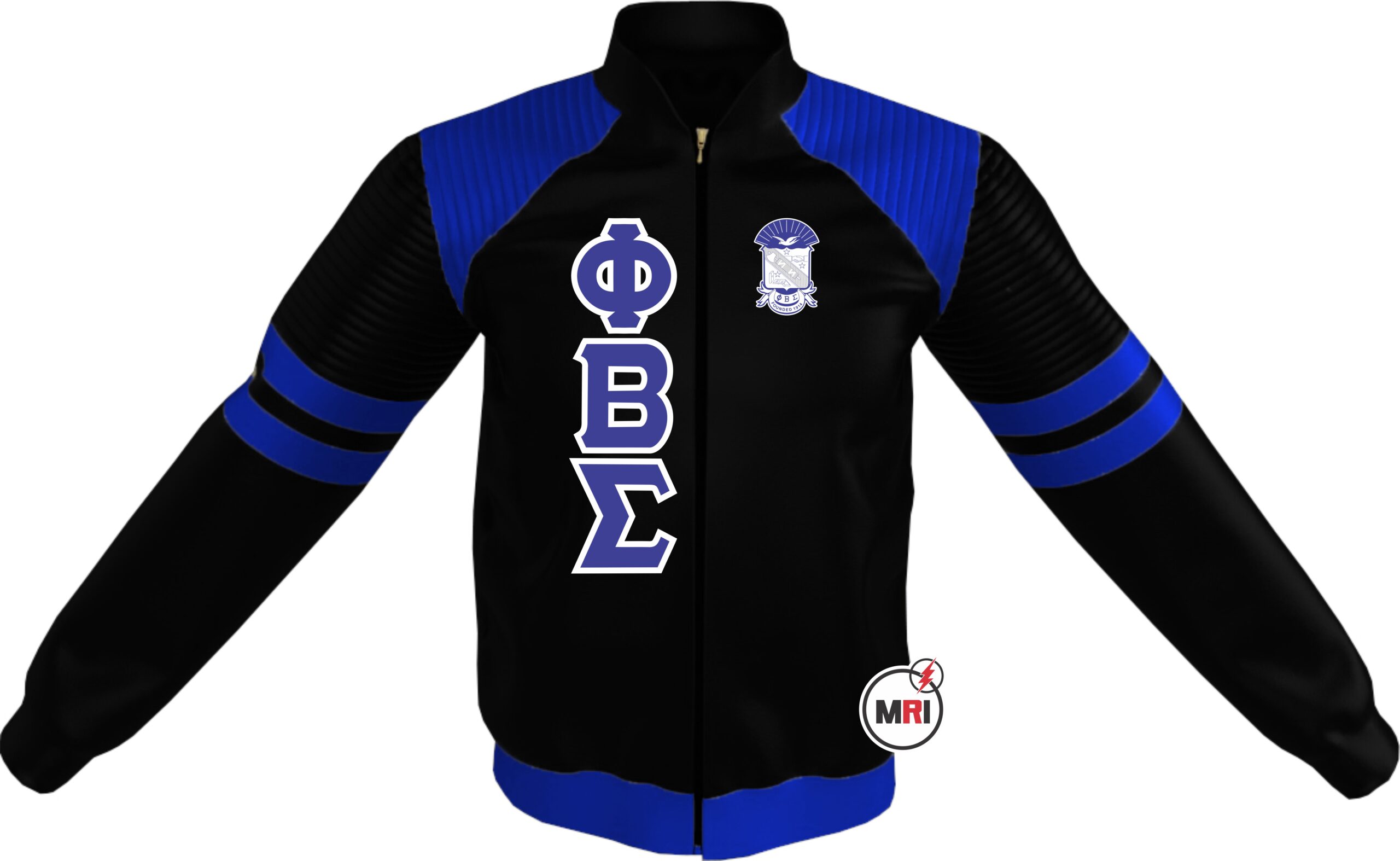 Phi Beta Sigma PU Leather Jacket