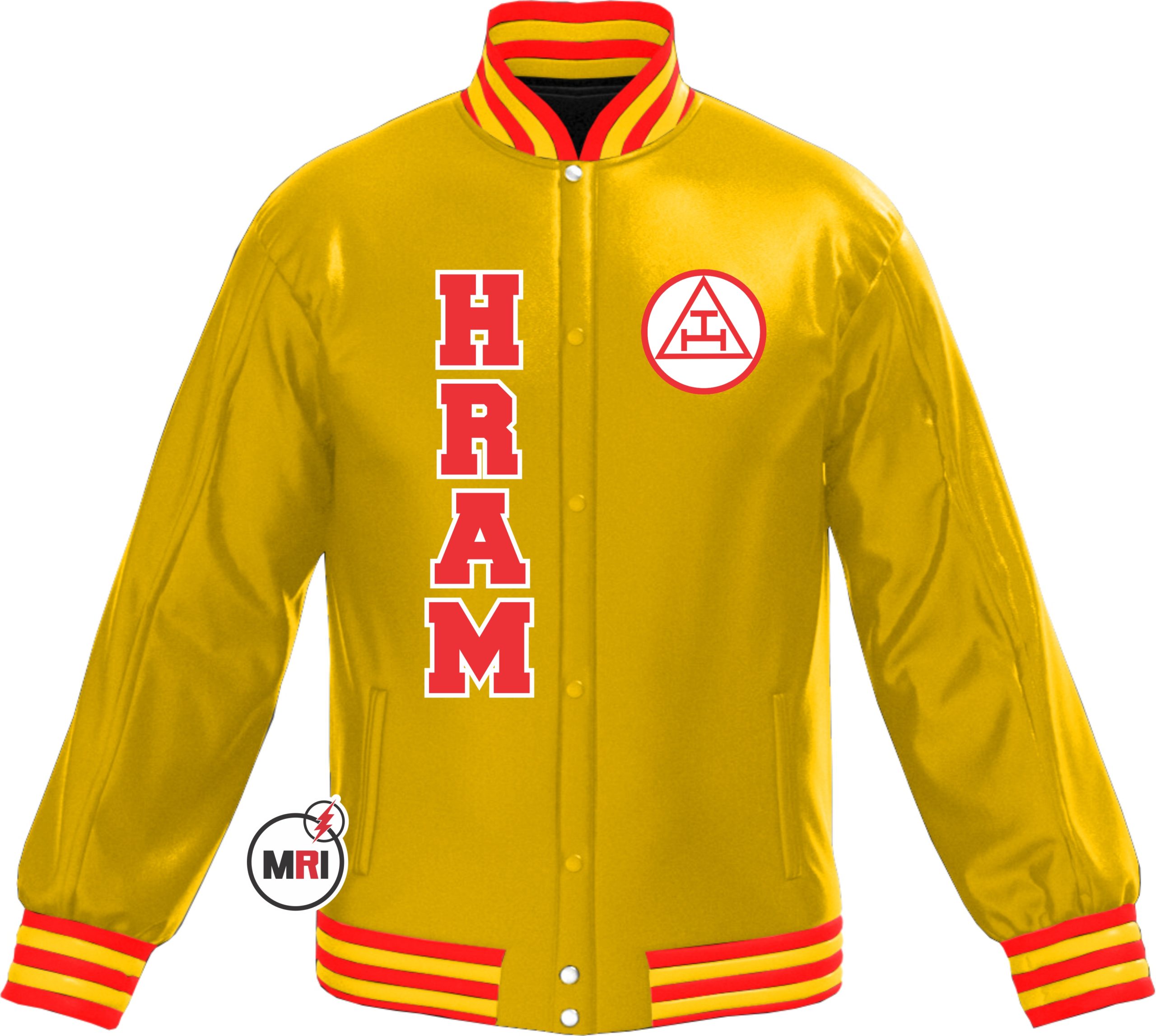 Holy Royal Arch Masonry PU Leather Jacket