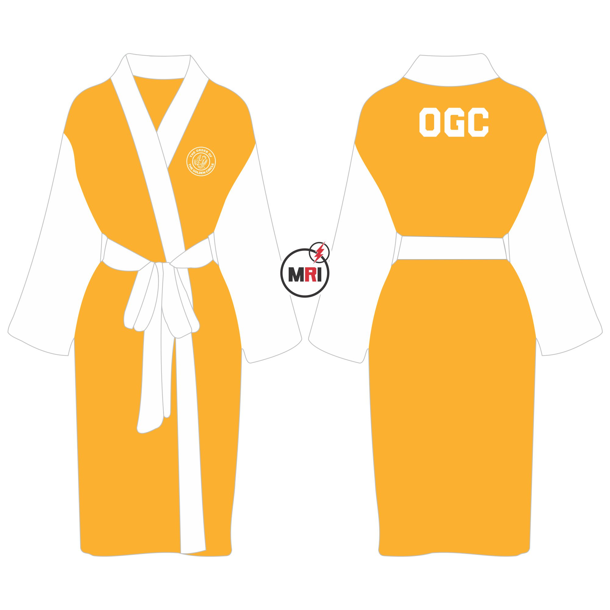 The Order of the Golden Circle Satin Bath Robe