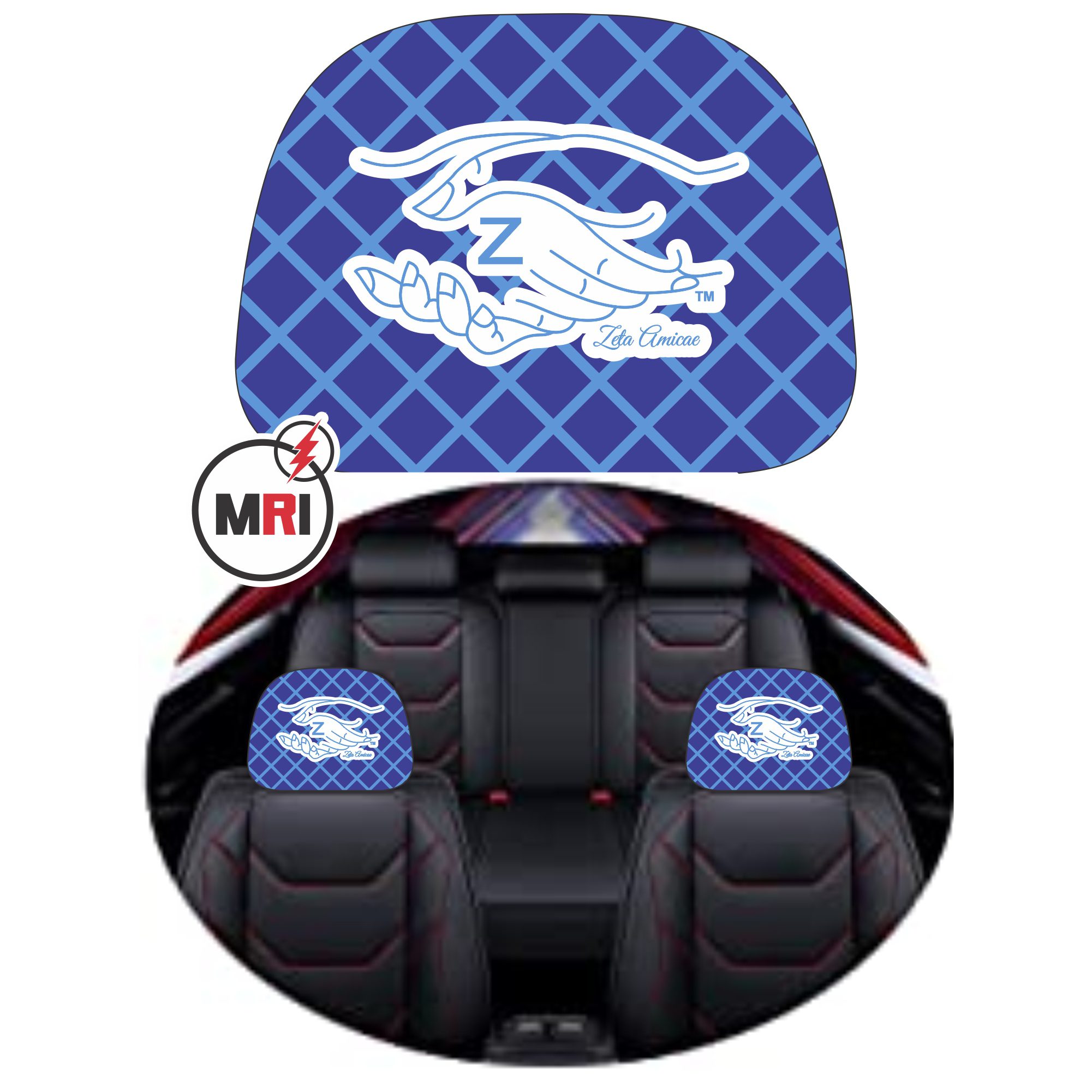 Zeta Amicae Headrest Cover