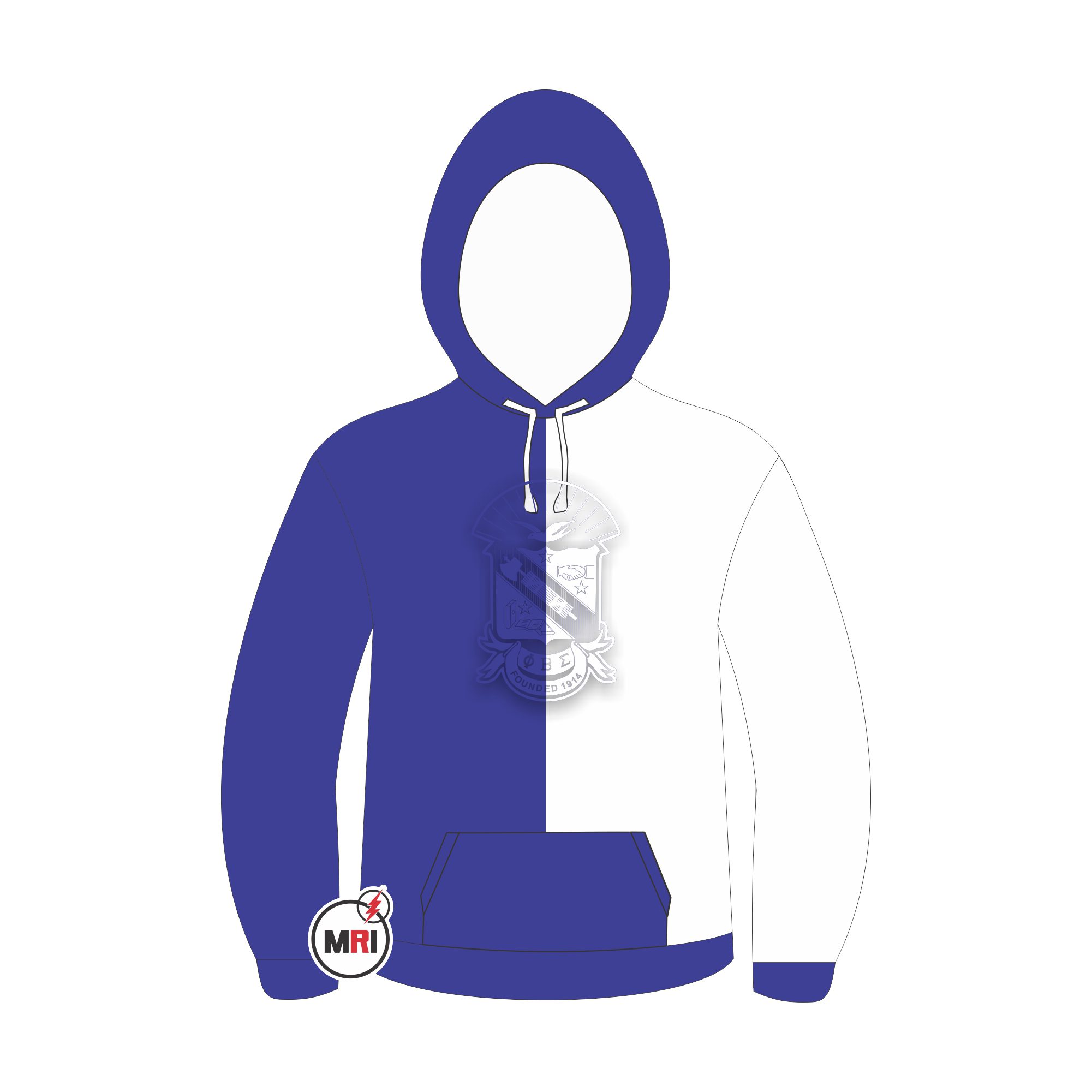Phi Beta Sigma Embossed Hoodie