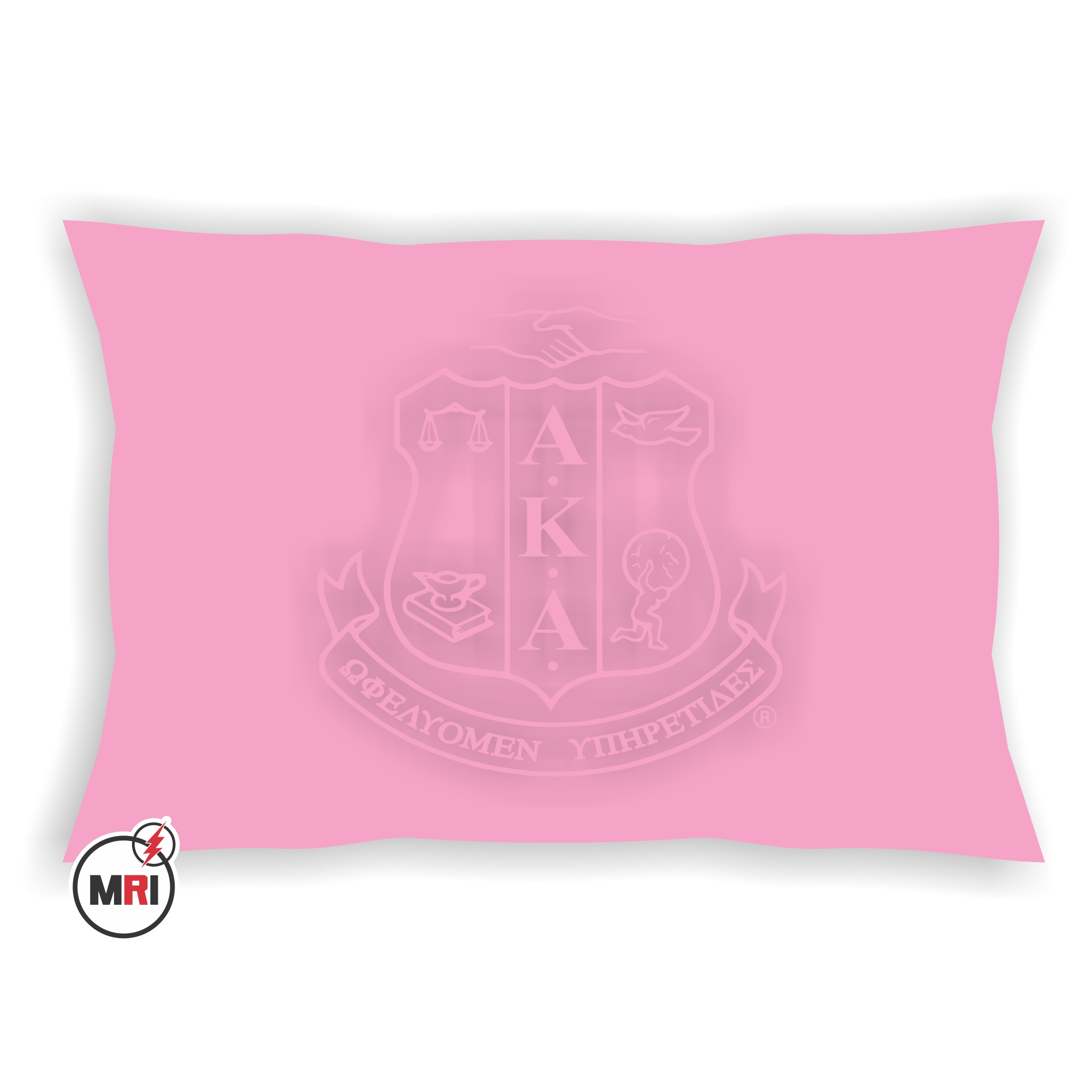 Alpha Kappa Alpha Embossed Pillow Cover