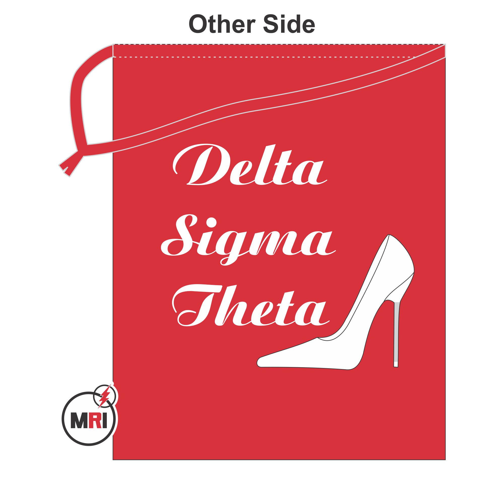 Delta Sigma Theta Shoe Cover - Image 2