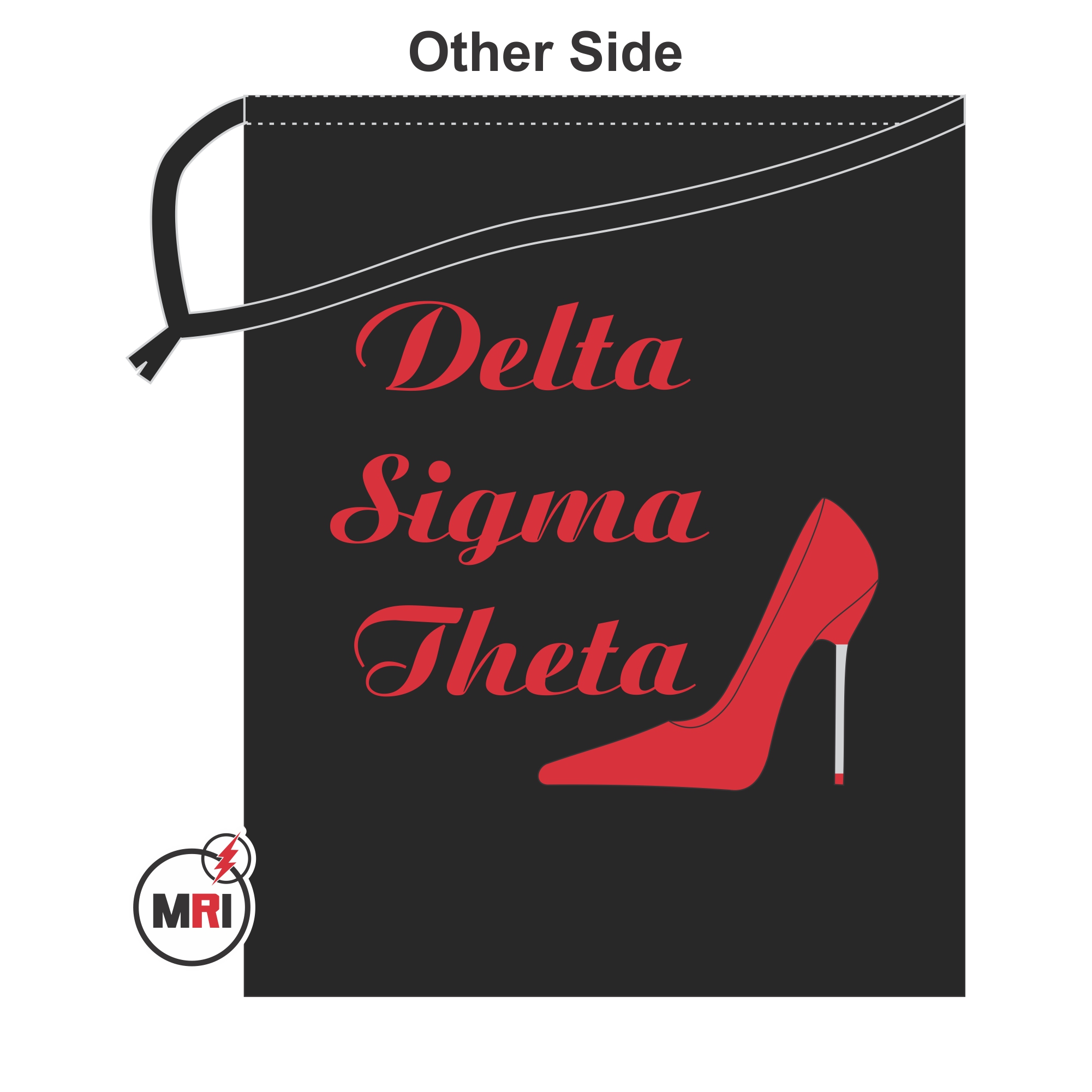 Delta Sigma Theta Shoe Cover - Image 2