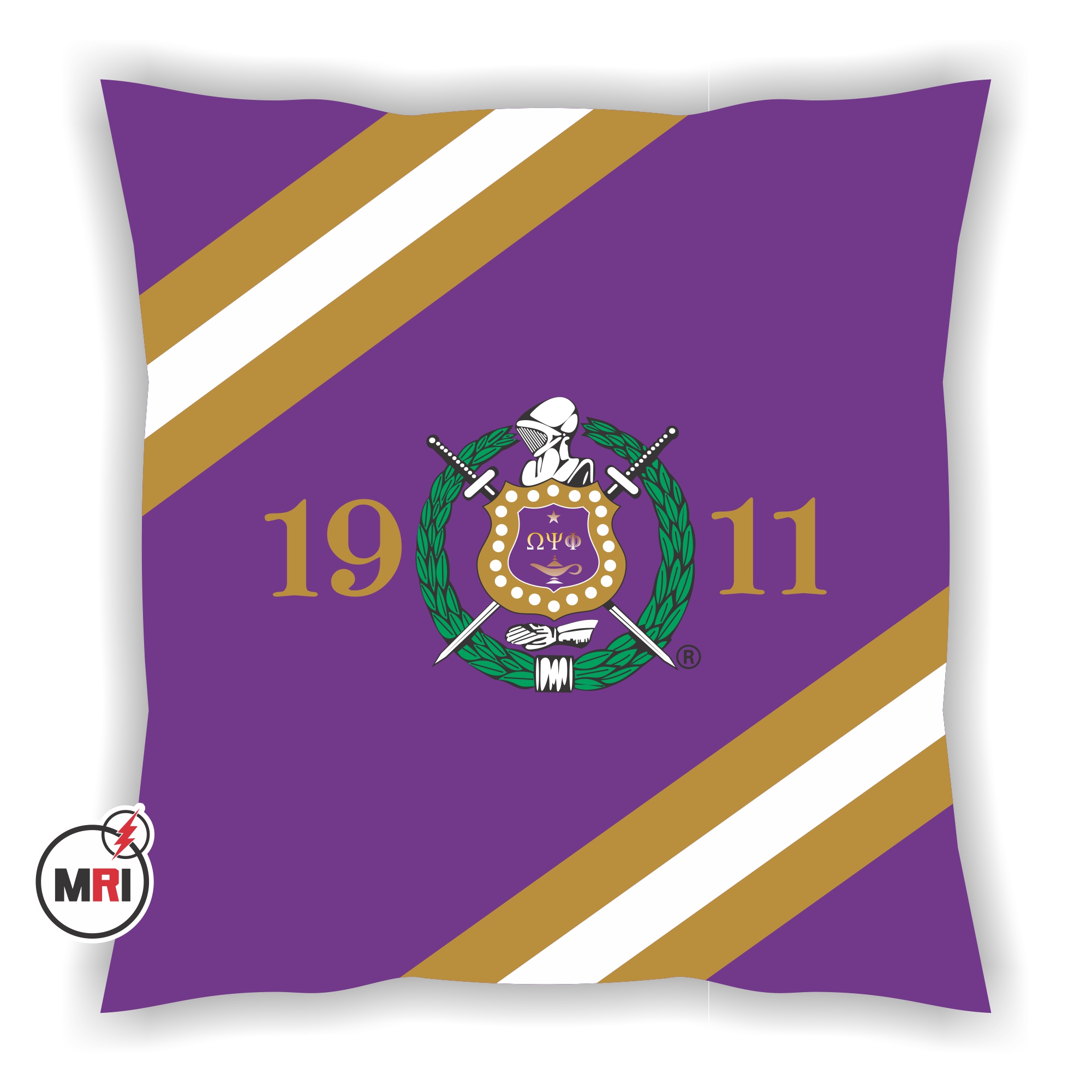 Omega Psi Phi Pillow Cover