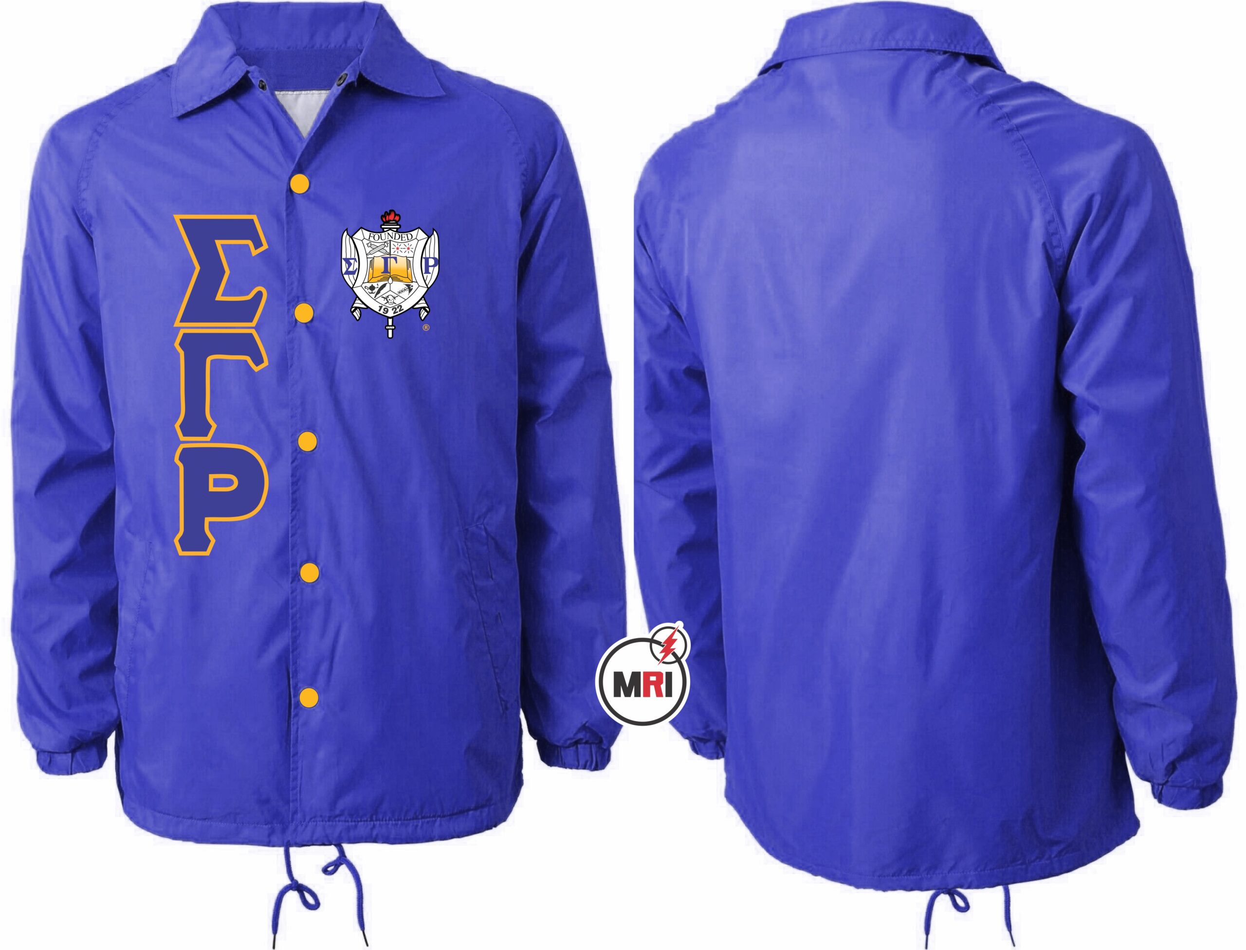 Sigma Gamma Rho Coaches Jackets | SGR Lined Jacket