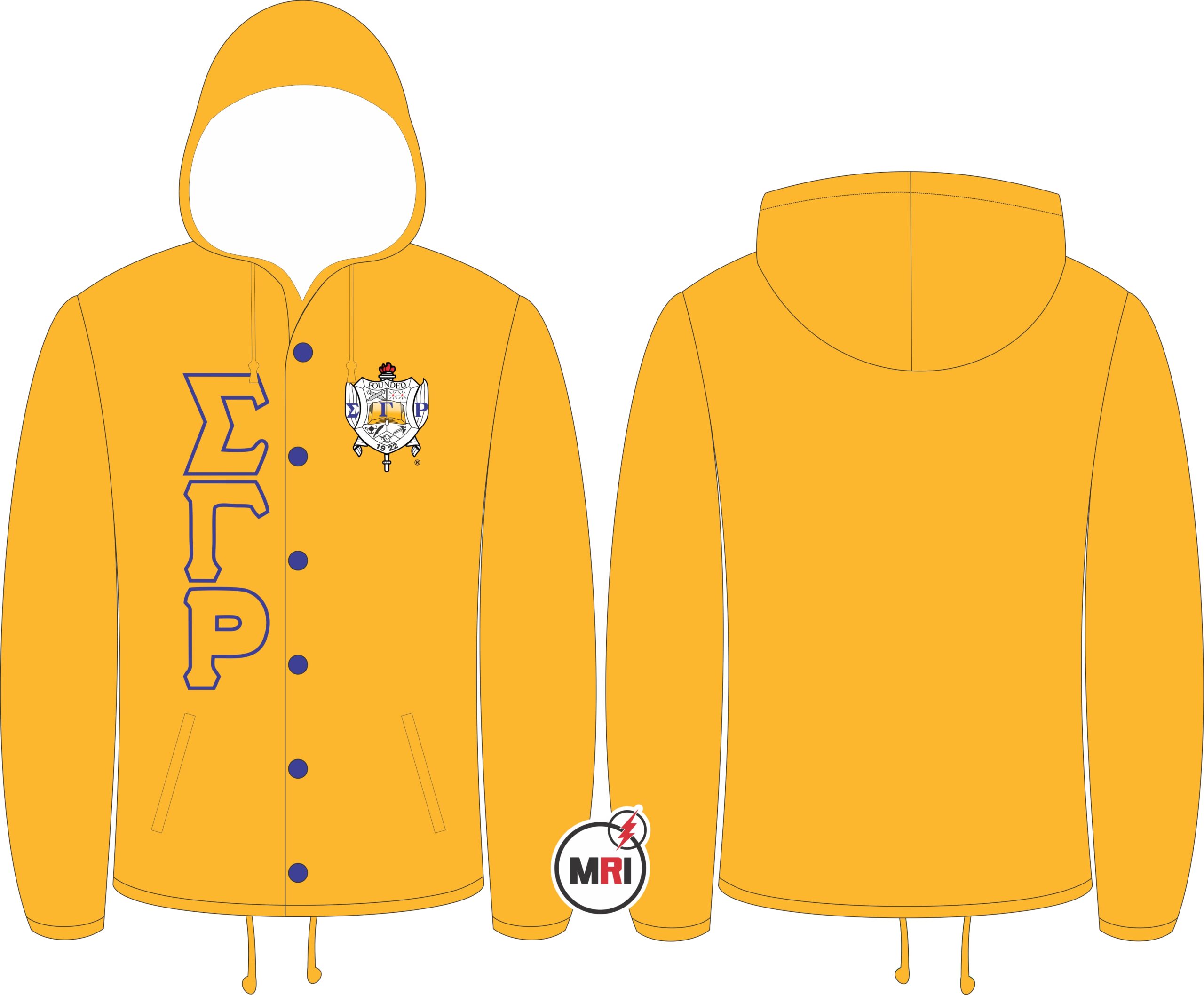 Sigma Gamma Rho Coaches Jackets With Hood