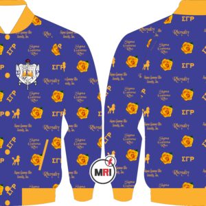 Sigma Gamma Rho Sublimated satin Jacket