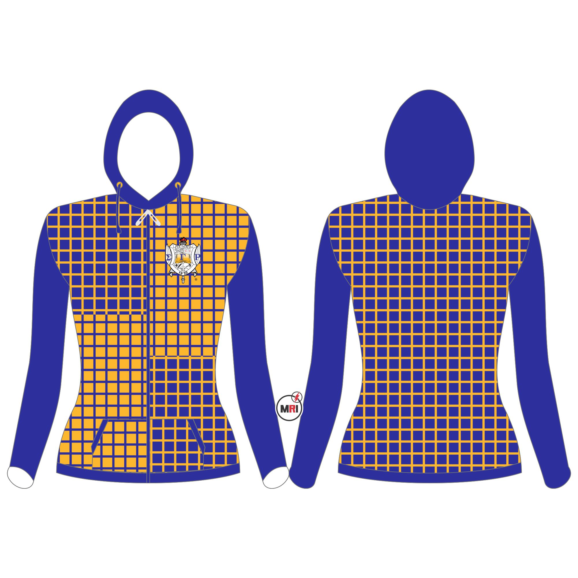 Sigma Gamma Rho Activewear workout Hoodie and tight Set - Image 2