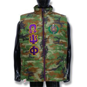 Omega Psi Phi Camo Vest