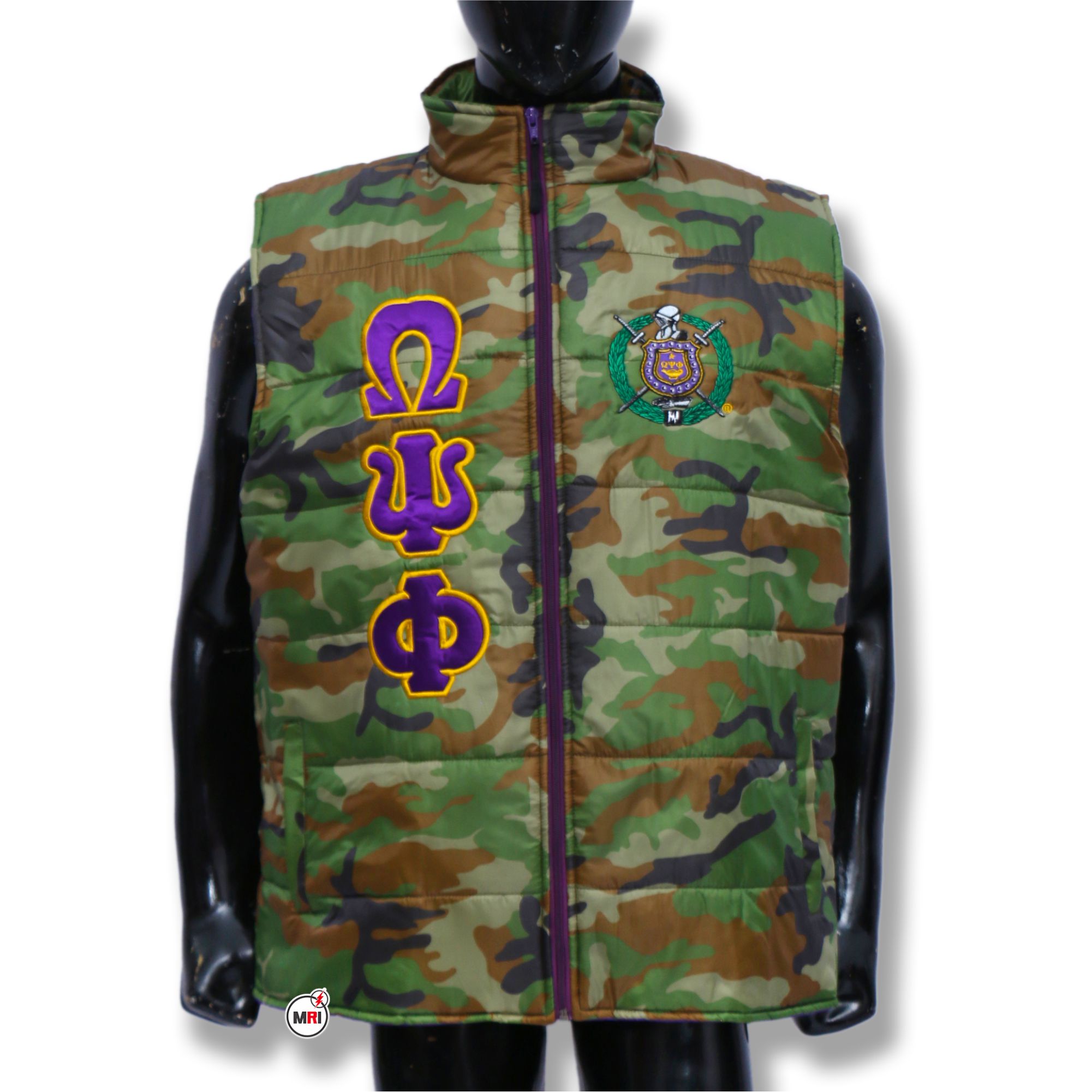 Omega Psi Phi Camo Vest