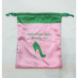 Alpha Kappa Alpha Silk Shoe Bag