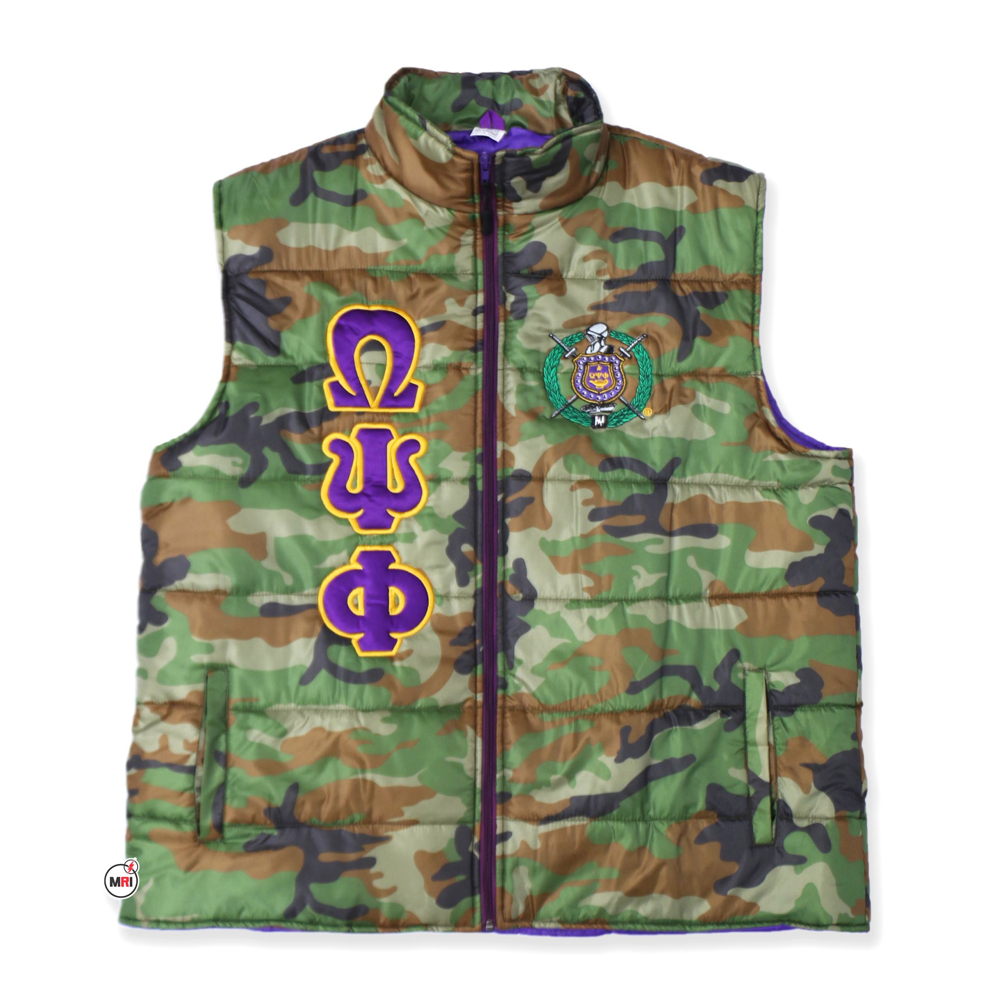 Omega Psi Phi Camo Vest - Image 3