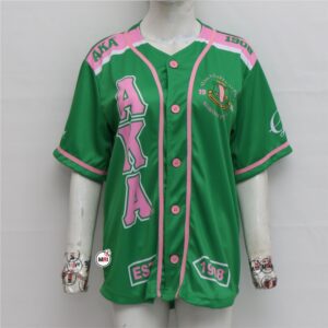 Alpha Kappa Alpha Sublimated Baseball Jersey