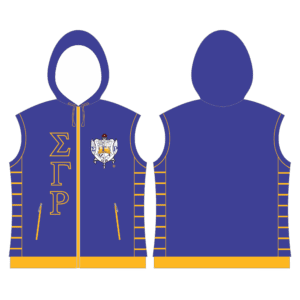 Sigma Gamma Rho Quilted Vest With Hood