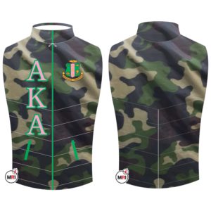 Alpha Kappa Alpha Quilted Camo Vest