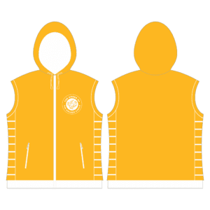 The Order Of The Golden Circle Quilted Vest With Hood