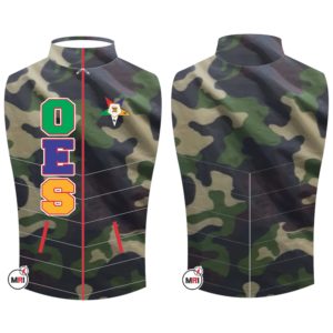 Order Of The Eastern Star Quilted Camo Vest
