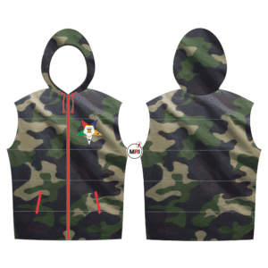 Order Of The Eastern Star Quilted Camo Vest With Hood