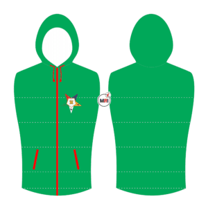 Order Of The Eastern Star Quilted Vest With Hood