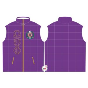Omega Psi Phi Quilted Vest