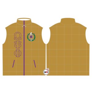Omega Psi Phi Quilted Vest
