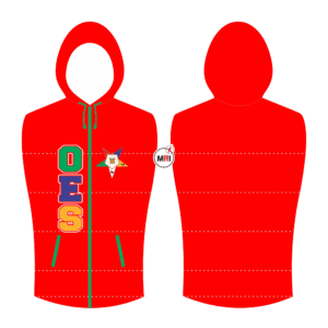 Order Of The Eastern Star Quilted Vest With Hood