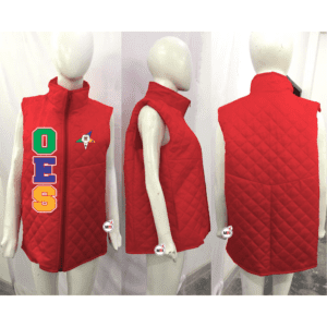 Order Of The Eastern Star Quilted Vest