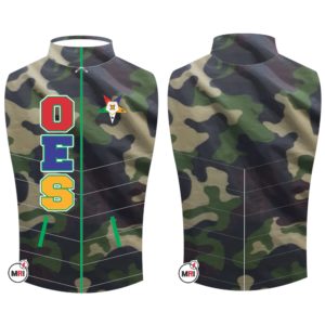 Order Of The Eastern Star Quilted Camo Vest