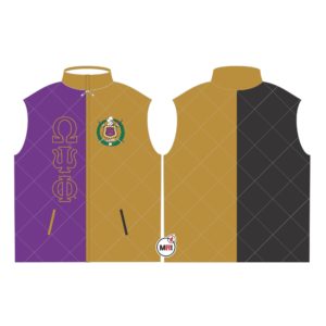 Omega Psi Phi Quilted Vest