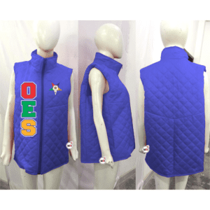 Order Of The Eastern Star Quilted Vest