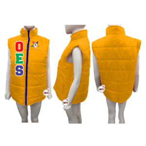 Order Of The Eastern Star Quilted Vest