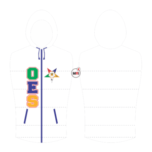 Order Of The Eastern Star Quilted Vest With Hood
