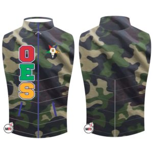 Order Of The Eastern Star Quilted Camo Vest