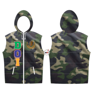 Daughter Of Isis Quilted Camo Vest With Hood