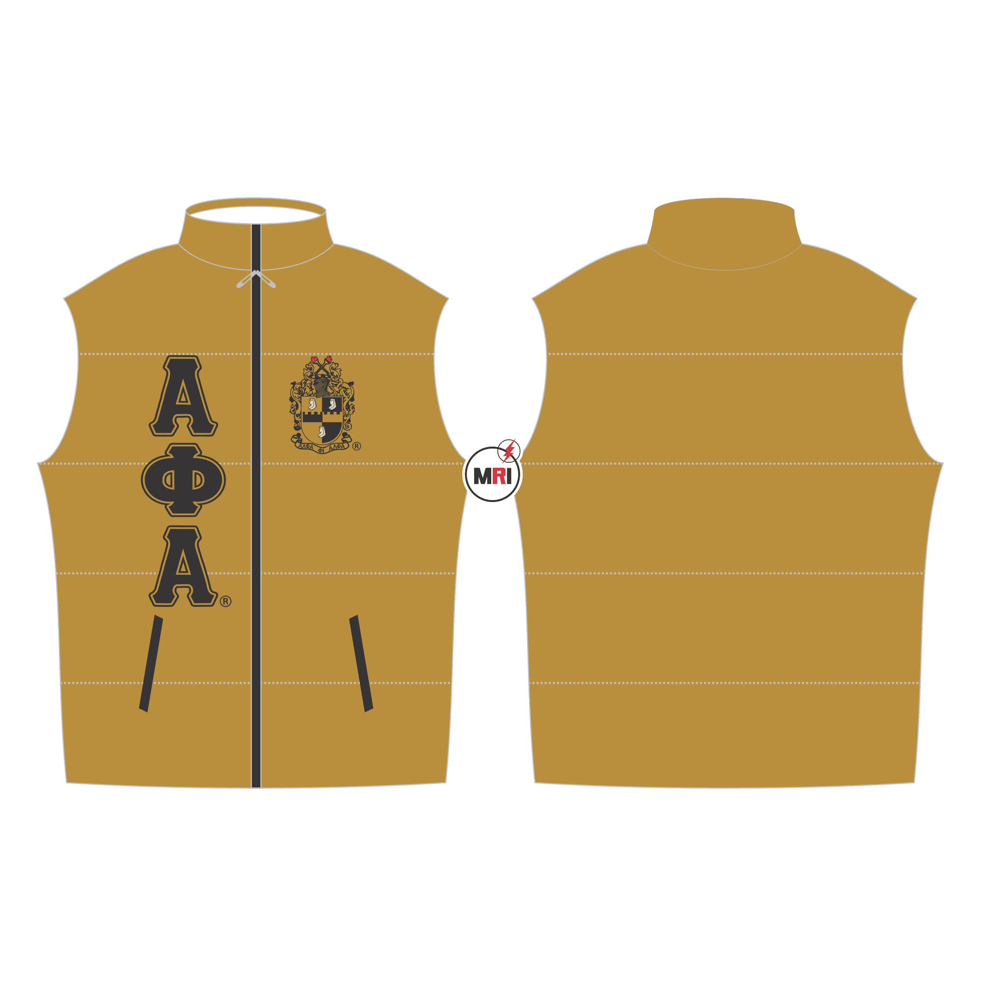 Alpha Phi Alpha Quilted Vest