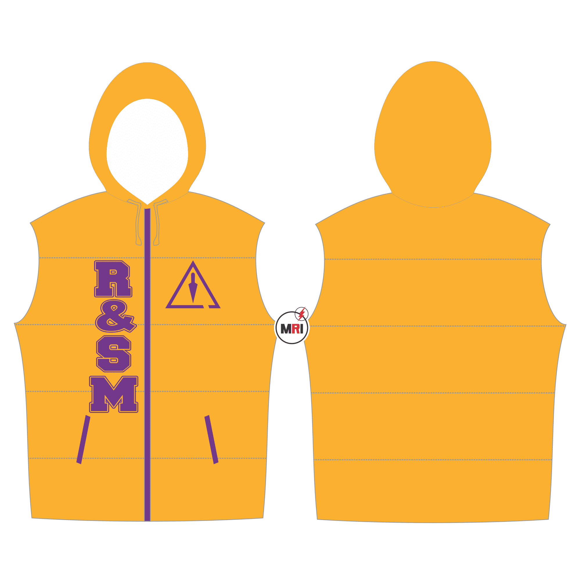 Order Of The Royal And Select Master Quilted Vest With Hood