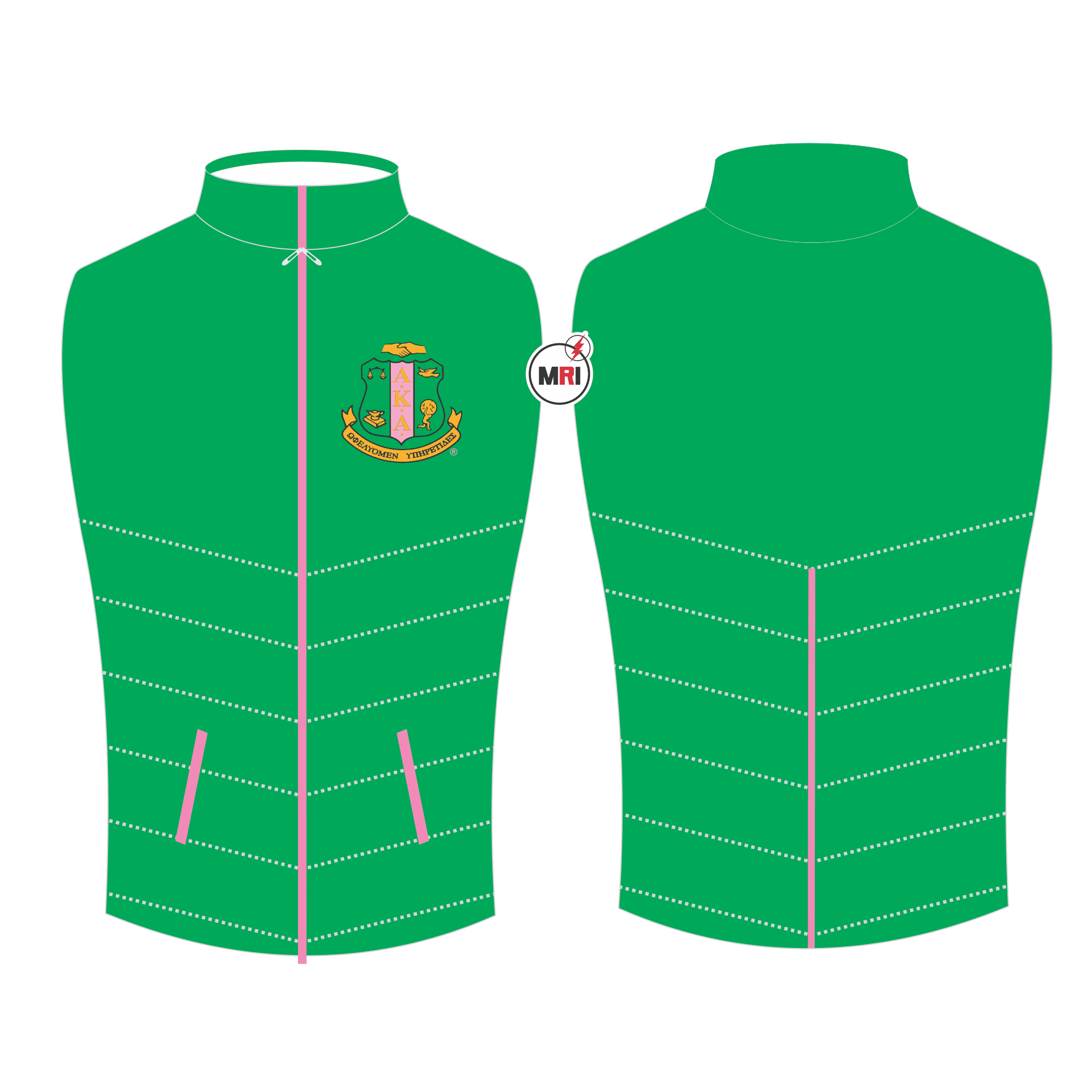Alpha Kappa Alpha Quilted Vest