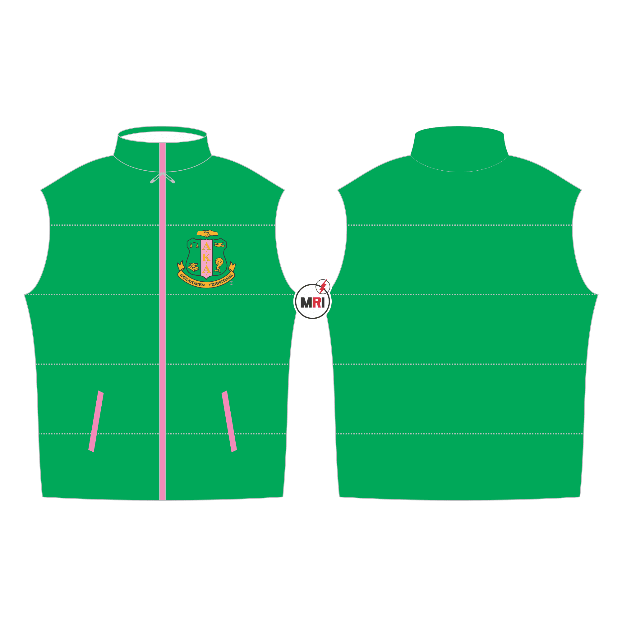 Alpha Kappa Alpha Quilted Vest